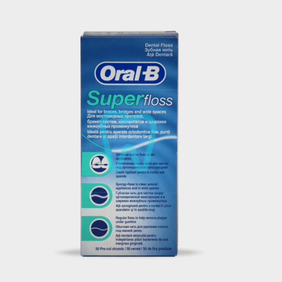 نخ دندان ارتودنسی اورال بی  Oral-B   Super Floss