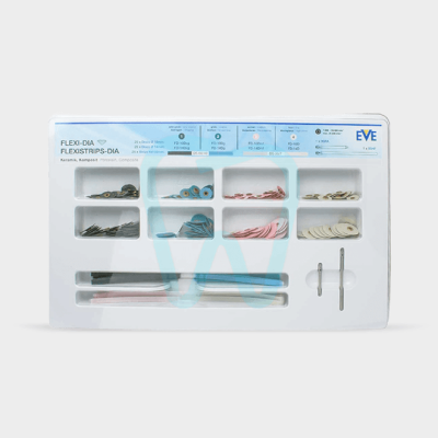 کیت پالیش کامپوزیت و پرسلن الماسه - EVE  Flexi DIA & FlexiStrips DIA