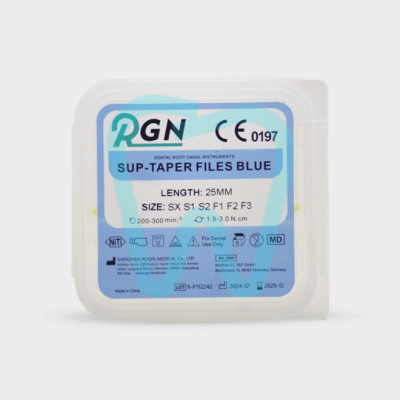 فایل روتاری بلو روژین - ROGIN  Sup - Taper Rotary Files Blue